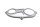 Hastighetsmätarskydd sittbrunnsram 62.13-2 345 687 BMW F 650 GS Dakar R13 0176 00-03