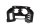 Instrumenthållare, sittbrunnsskydd, hastighetsmätarram BMW R 1100 GS 259 0409 93-99