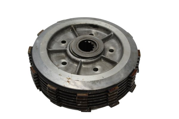 Clutch basket, clutch plates, set inside Kawasaki Z 650 KZ650B 77-80