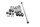 Motorsats, skruvar, muttrar, motorfäste, ram BMW F 650 GS Dakar R13 0176 00-03