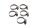 Slangklämma set, spännklämmor 0-022 BMW F 650 GS Dakar R13 0176 00-03