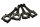 Pleuelstangen Satz Kurbelwelle Schmiedeteile Yamaha XJ 550 4V8 84-84