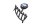 Emblemskydd, höger grill, list BMW F 650 GS Dakar R13 0176 00-03