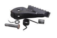 Fotstöd för förarens vänstra framsida, fällbar mekanism BMW F 650 GS Dakar R13 0176 00-03