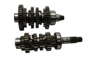 Transmissie hoofdas tussenas tandwielen schakelas Kawasaki ZX-7R ZX750N 96-99