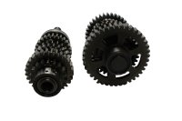 Transmissie hoofdas tussenas tandwielen schakelas Kawasaki ZX-7R ZX750N 96-99