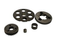 Startmotorns frihjul, startmotorns pinjong, frihjulsdrift Kawasaki Z 650 KZ650B 77-80
