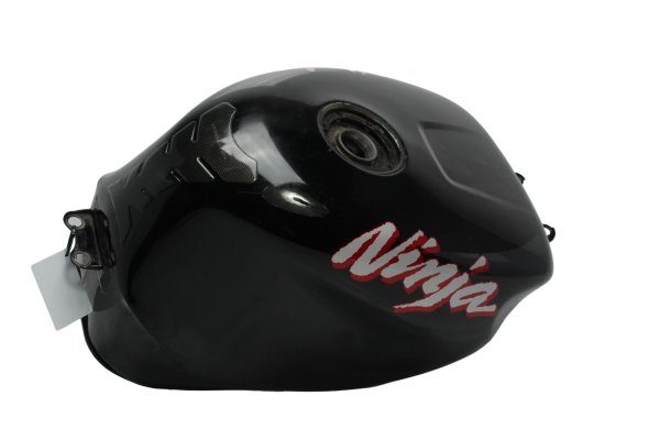 Brandstoftank, zwart, met Ninja-opschrift. Kawasaki ZX-7R ZX750N 96-99