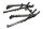 Achterframe, achterste subframe, achterste drager Kawasaki ZX-7R ZX750N 96-99