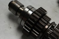 Växellådsaxel, kugghjul, växelaxel, manuell växellåda Kawasaki Z 650 KZ650B 77-80