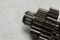 Växellådsaxel, kugghjul, växelaxel, manuell växellåda Kawasaki Z 650 KZ650B 77-80