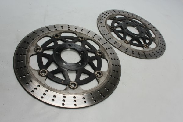 Geperforeerde remschijvenset voor, remrotor voor Kawasaki ZX-7R ZX750N 96-99
