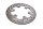 Bagbremseskive, boret rund, bremsesystem BMW F 650 GS Dakar R13 0176 00-03