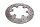 Bagbremseskive, boret rund, bremsesystem BMW F 650 GS Dakar R13 0176 00-03