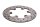 Bagbremseskive, boret rund, bremsesystem BMW F 650 GS Dakar R13 0176 00-03