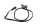 Bakre bromsljusbrytare, kabelkontakt, brytare BMW R 1100 GS 259 0409 93-99