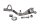 Bakre bromshandtag, fotbromspedalfäste BMW R 1100 GS 259 0409 93-99