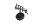 Emblemgrillskydd vänster logotyplist BMW F 650 GS Dakar R13 0176 00-03