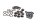 Bromsskivskruvsats med brickor BMW R 1100 GS 259 0409 93-99