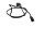 Bromsljusbrytare fram, bromsbrytarkabel BMW R 1100 GS 259 0409 93-99