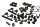 Schroevenset, motorbehuizing, pakkingen, veren Yamaha XS 750 SE 3L3 80-82