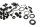 Schroevenset, motorbehuizing, pakkingen, veren Yamaha XS 750 SE 3L3 80-82
