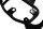 Frontmaske Scheinwerferaufnahme Geweih Halter Yamaha XTZ 660 3YF 91-93