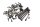 Schroefset kuipframe motorbevestiging BMW K 1100 RS K589 0522 92-96