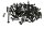 Vis de moteur, jeu de vis, kit de montage Kawasaki GPZ 550 D KZ550B/D 81-81