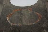 Placa estabilizadora del guardabarros trasero Yamaha XZ 550 11U 82-84