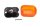 Blinker fram höger, orange höljesinsats BMW F 650 GS Dakar R13 0176 00-03