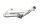 Fußrastenhalter Trägerplatte hinten links Yamaha FJR 1300 A RP11 04-05