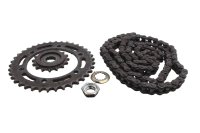 Sprocket, pinion, drive chain set, chain kit Kawasaki ZR...