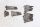Cylinder head screw set valve cover Kawasaki ZR 7S ZR750F H 01-04