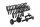 Clutch springs, screw set, pressure plate set Kawasaki ZR 7S ZR750F H 01-04