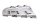 Bagagerek, kofferdrager, achterklep BMW R 1200 GS K25 0307 R12 04-07