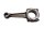Connecting rod, crankshaft, piston pin, engine Kawasaki ZR 7S ZR750F H 01-04