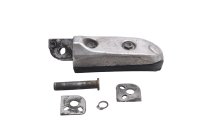 Soporte para almohadilla de goma del reposapiés trasero izquierdo Moto Guzzi Breva V 1100 LP 04-07
