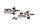 Adjustable chain tensioner swingarm axle set Kawasaki ZR 7S ZR750F H 01-04