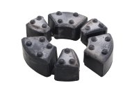 Set di gommini per porta pignone e ammortizzatore per ruota posteriore BMW F 650 GS Dakar R13 0176 00-03