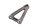 Footrest bracket support plate rear left Kawasaki ZR 7S ZR750F H 01-04