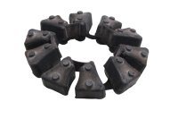 Cardan damper, drive damper, rear wheel rubber set Kawasaki ZR 7S ZR750F H 01-04