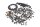 Juego de tornillos del motor: tuerca, junta, tornillo Moto Guzzi Breva V 1100 LP 04-07