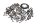 Juego de tornillos del motor: tuerca, junta, tornillo Moto Guzzi Breva V 1100 LP 04-07