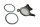 Rear brake caliper bracket, brake spacer ring Ducati Monster 1200 S M600 14-16