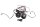 Arnés de cableado para faros antiniebla dobles Moto Guzzi Breva V 1100 LP 04-07