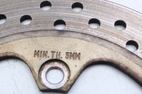 rear drilled brake disc, brake system disc Kawasaki ZR 7S ZR750F H 01-04