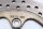 rear drilled brake disc, brake system disc Kawasaki ZR 7S ZR750F H 01-04