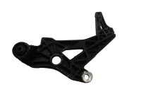 Rear left footrest assembly, passenger footrest bracket...