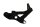 Rear left footrest assembly, passenger footrest bracket Ducati Monster 1200 S M600 14-16